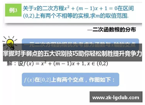 掌握对手弱点的五大识别技巧助你轻松制胜提升竞争力